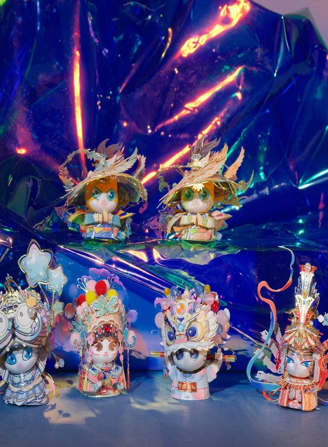 مو أحجية معدنية ثلاثية الأبعاد من MU: لعبة رقصة الأسد الصينية، مجسم قطة معلم الكونغ فو، أحجية، مجسم قطة، مجموعة بناء نماذج معدنية، هدايا أعياد ميلاد، هدايا هوايات، هدايا افتتاح الشركات، ديكور منزلي. - Image 5